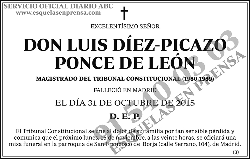 Luis Díez-Picazo Ponce de León